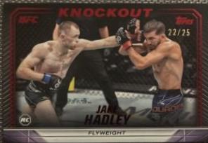 Jake Hadley 2024 Topps Knockout UFC Base #64 Red