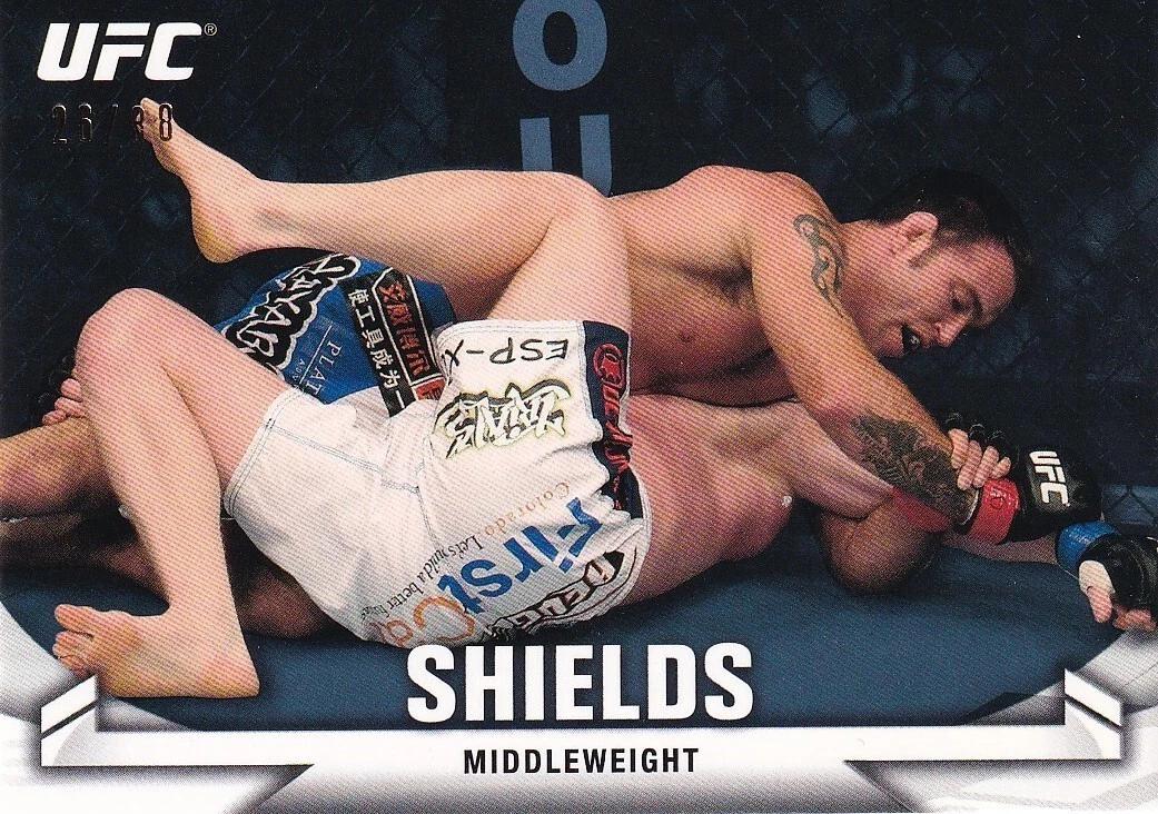 Jake Shields 2013 Topps UFC Knockout Base #11 Blue