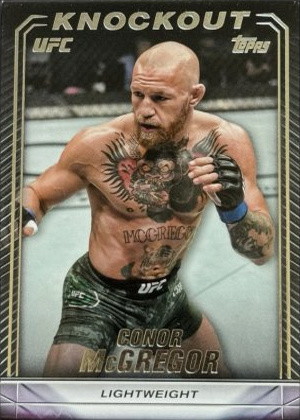 Conor McGregor 2024 Topps Knockout UFC Base #71 Emerald