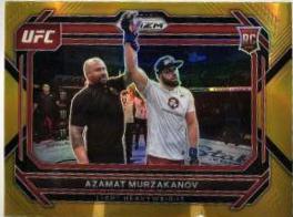 Azamat Murzakanov 2023 Panini Prizm UFC Base #18 Gold