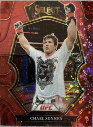 Chael Sonnen 2023 Panini Select UFC Octagonside #226 Red Disco