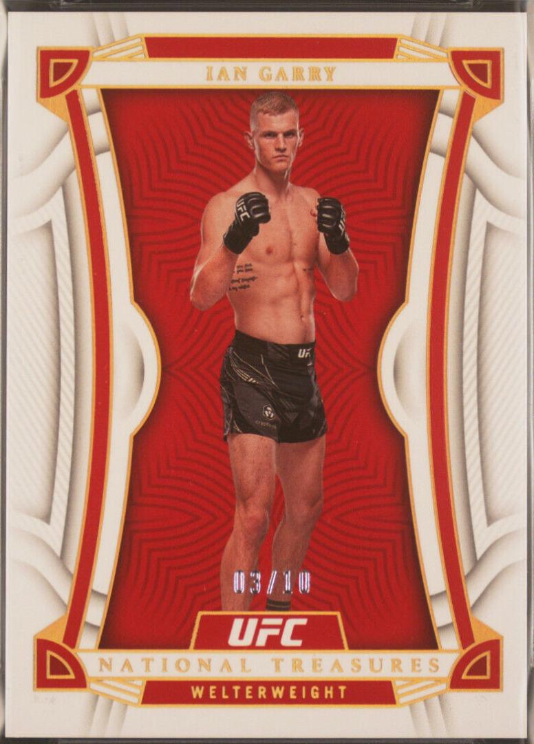 Ian Machado Garry 2023 Panini Chronicles UFC Base National Treasures #443 Gold