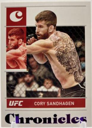Cory Sandhagen 2022 Panini Chronicles UFC Base Chronicles #71 Purple
