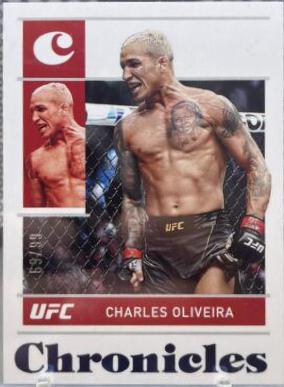 Charles Oliveira 2022 Panini Chronicles UFC Base Chronicles #21 Green