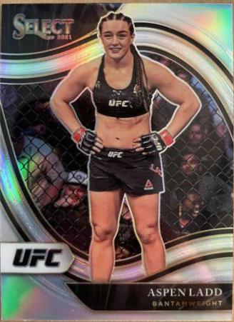 Aspen Ladd 2021 Panini Select UFC Octagonside #276 Silver