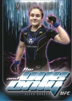 Alexa Grasso 2024 Topps Midnight UFC The One and Only #TO-26 Twilight