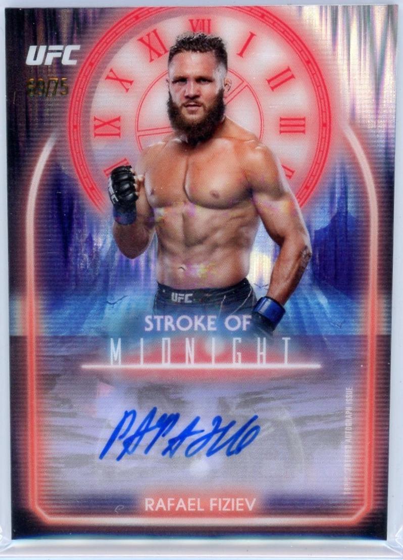 Rafael Fiziev 2025 Topps Midnight UFC Stroke of Midnight Autographs #SMA-RF Twilight