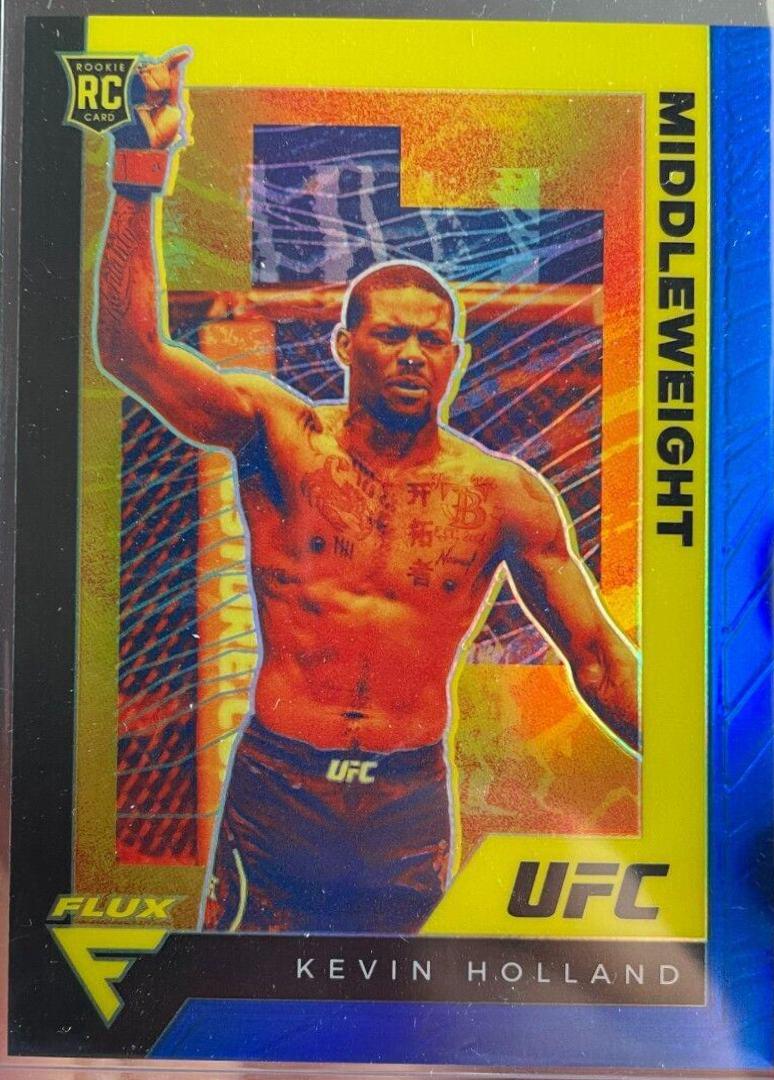 Kevin Holland 2021 Panini Chronicles UFC Base Flux #241 Blue