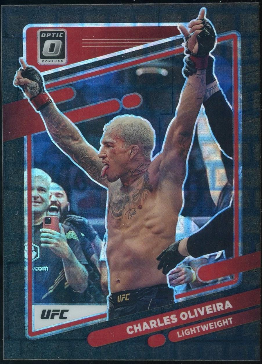 Charles Oliveira 2022 Panini Donruss Optic UFC Base #88 Black Pandora