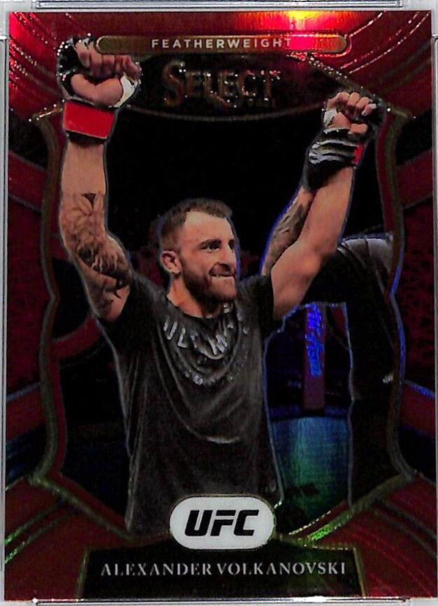 Alexander Volkanovski 2021 Panini Select UFC Concourse #16 Red