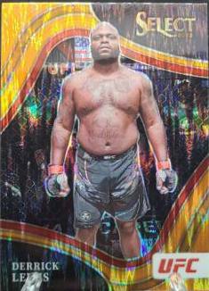 Derrick Lewis 2022 Panini Select UFC Octagonside #248 Orange Flash