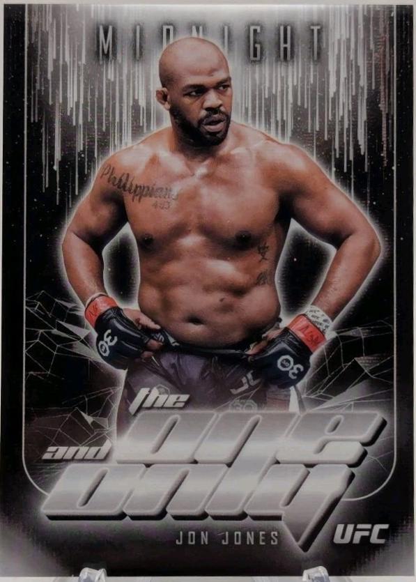 Jon Jones 2024 Topps Midnight UFC The One and Only #TO-27 Moon Beam