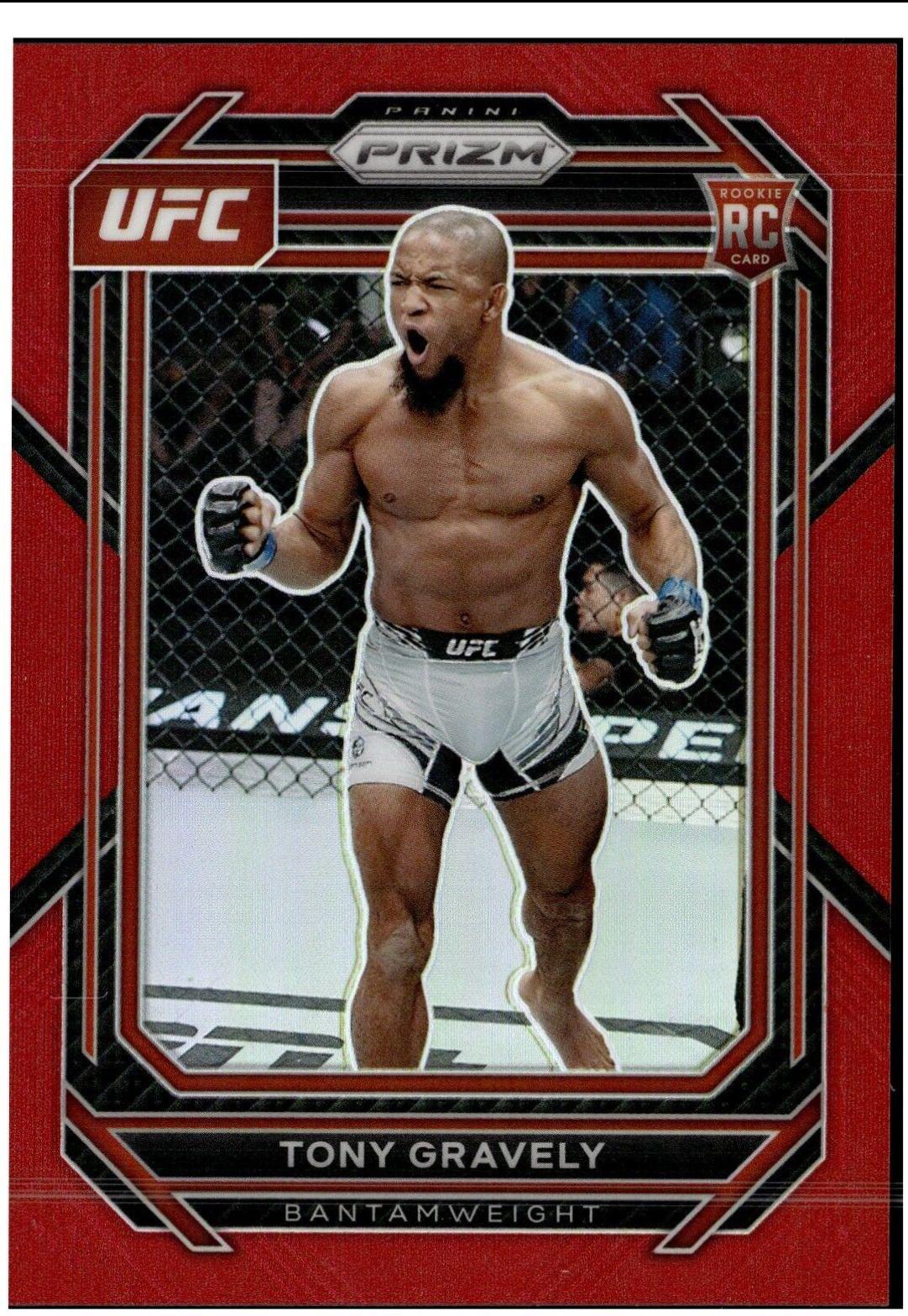 Tony Gravely 2023 Panini Prizm UFC Base #148 Red
