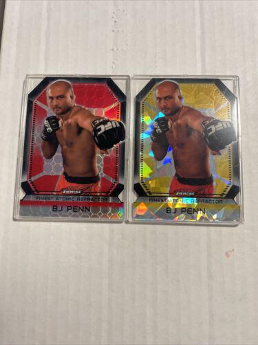 BJ Penn 2011 Topps Finest UFC Base #79 Gold Refractor