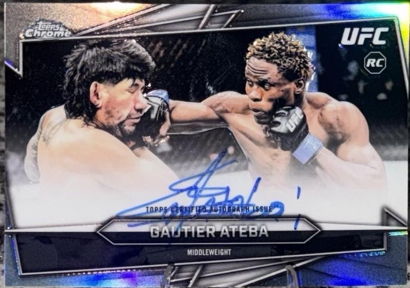 Ateba Gautier 2026 Topps Chrome UFC Base Autographs #BAV-AG Refractor