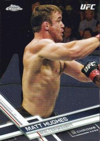 Matt Hughes 2017 Topps Chrome UFC Base #13 Diamond Hot Box