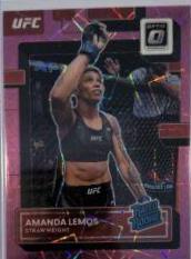 Amanda Lemos 2023 Panini Donruss Optic UFC Base #128 Pink Velocity