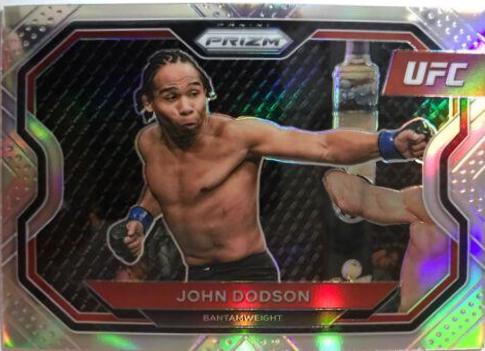 John Dodson 2021 Panini Prizm UFC Base #200 Silver