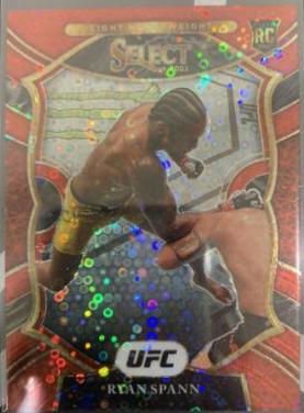 Ryan Spann 2021 Panini Select UFC Concourse #31 Red Disco