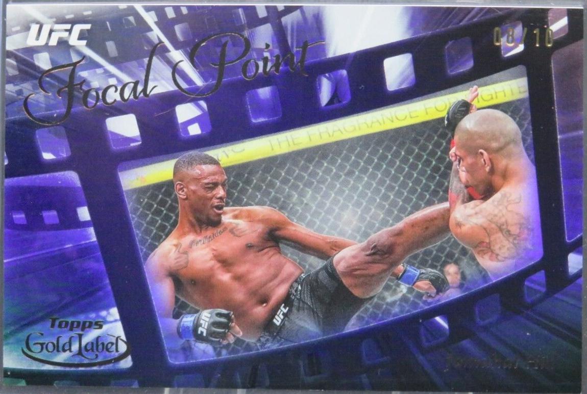Jamahal Hill 2024 Topps Gold Label UFC Focal Point #FP-17 Black