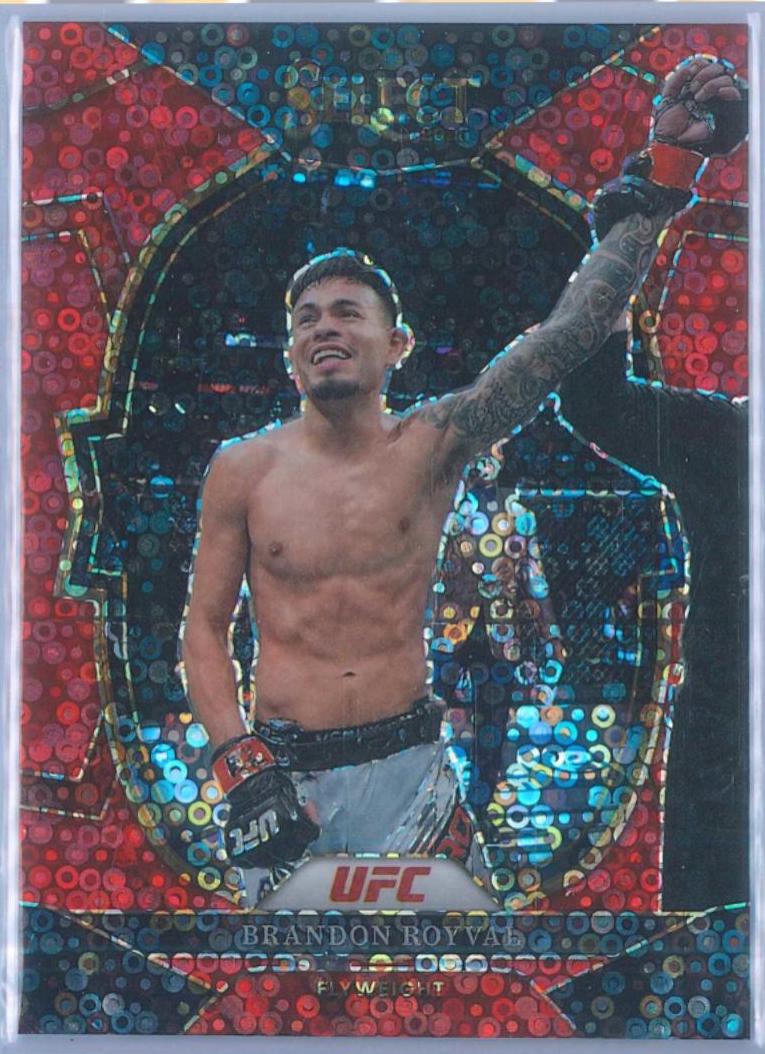 Brandon Royval 2023 Panini Select UFC Concourse #30 Red Disco