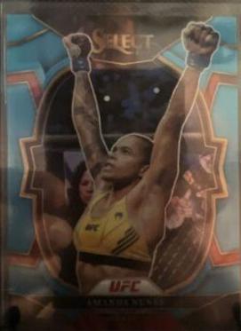 Amanda Nunes 2023 Panini Select UFC Concourse #78 Light Blue