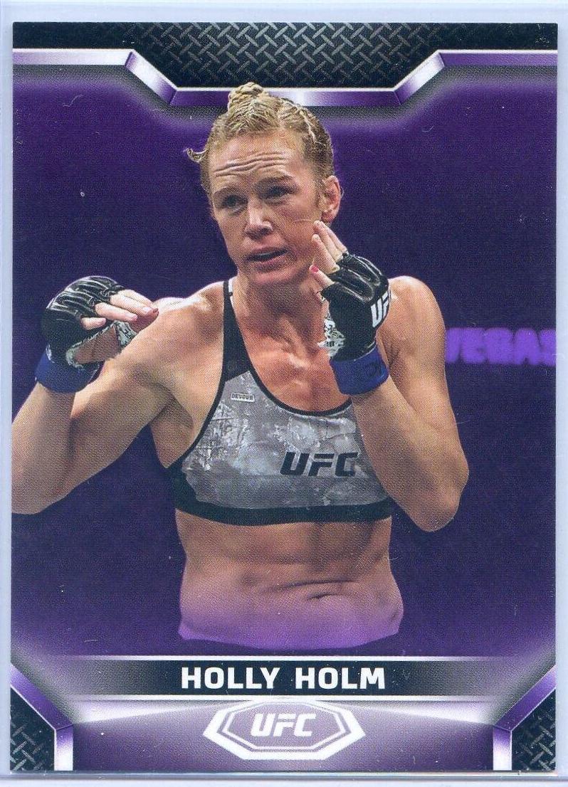 Holly Holm 2020 Topps UFC Knockout Base #20 Purple