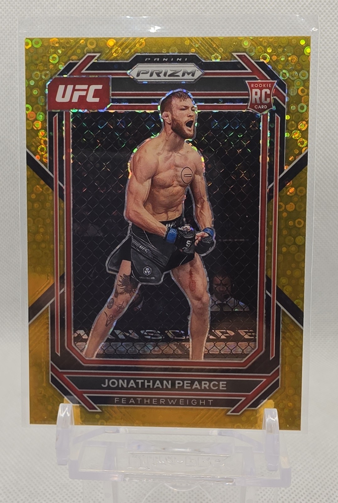 Jonathan Pearce 2023 Panini Prizm Under Card UFC Base #179 Gold