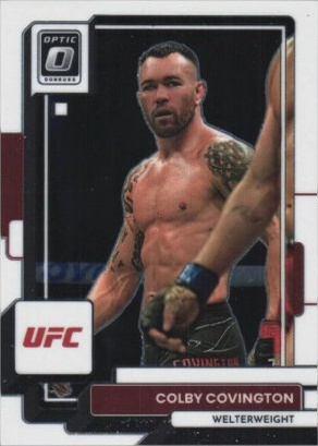 Colby Covington 2023 Panini Donruss Optic UFC Base #23 Purple
