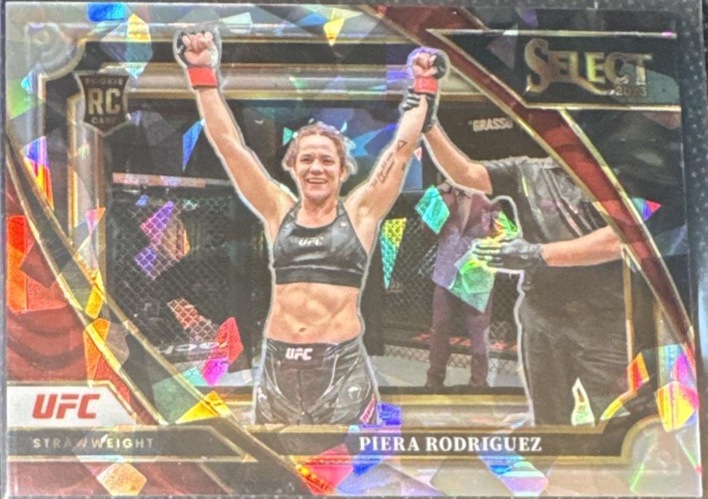 Piera Rodriguez 2023 Panini Select UFC Mezzanine #330 Cracked Ice