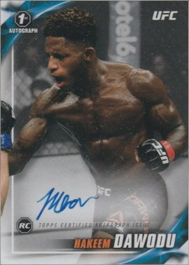 Hakeem Dawodu 2019 Topps UFC Knockout Knockout Autographs #KA-HD Purple