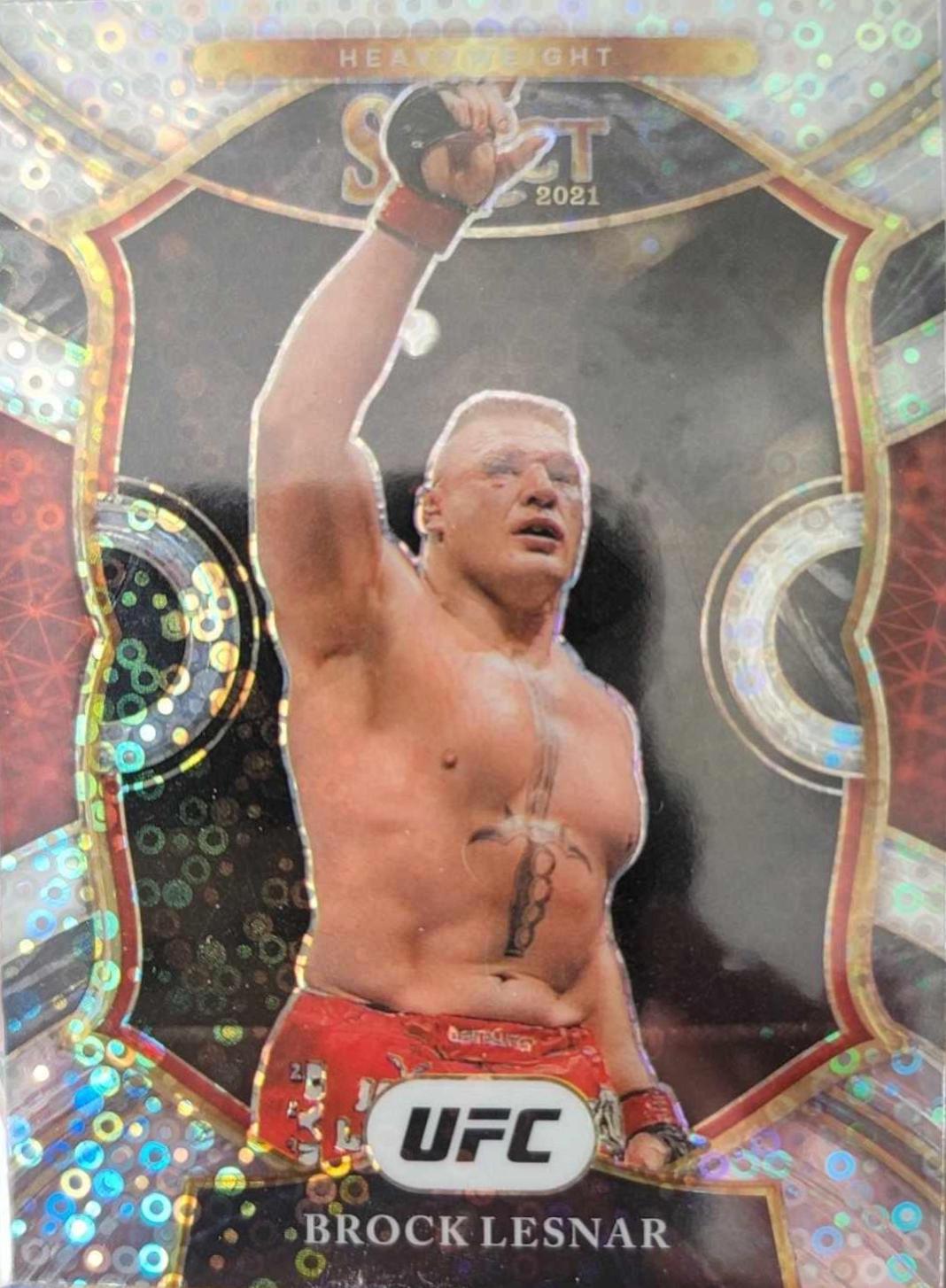 Brock Lesnar 2021 Panini Select UFC Concourse #18 Disco