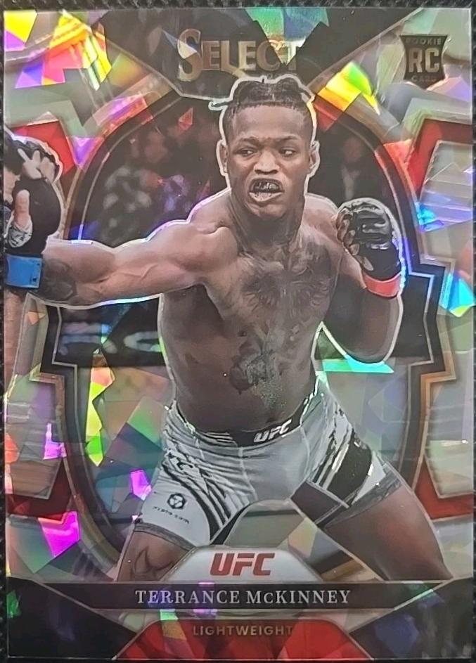 Terrance McKinney 2023 Panini Select UFC Concourse #53 Cracked Ice