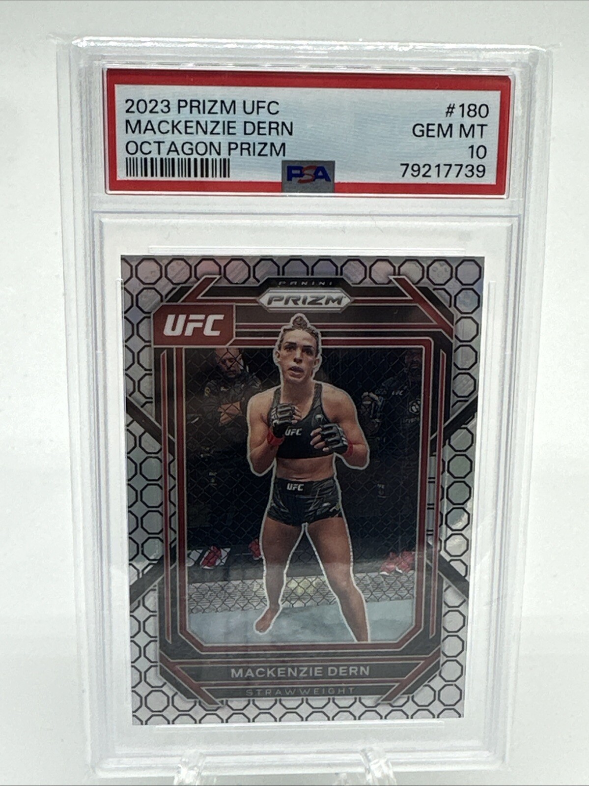 Mackenzie Dern 2023 Panini Prizm UFC Base #180 Octagon