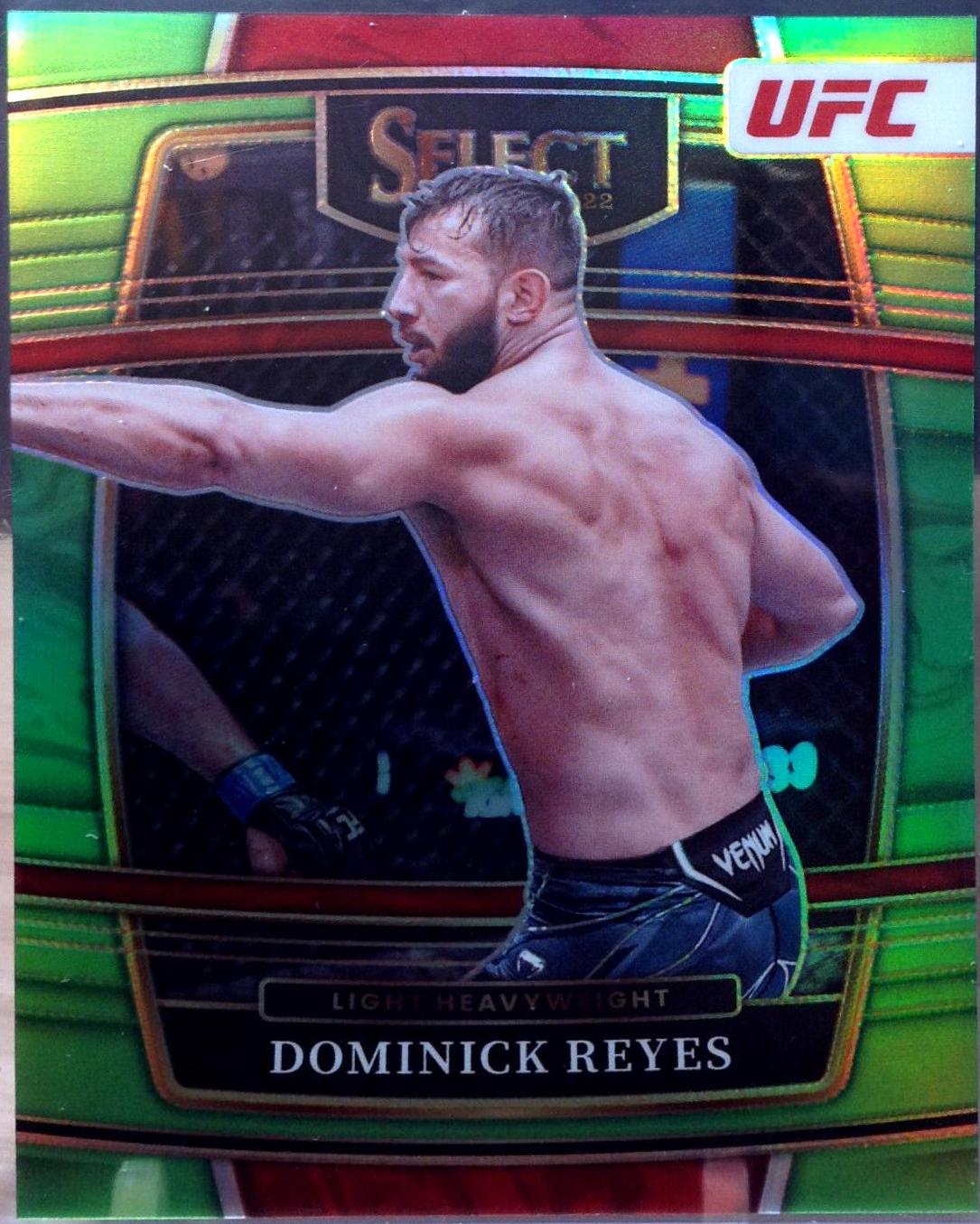 Dominick Reyes 2022 Panini Select UFC Concourse #48 Green