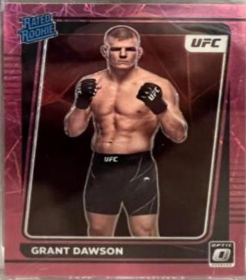 Grant Dawson 2022 Panini Donruss Optic UFC Base #101 Pink Velocity
