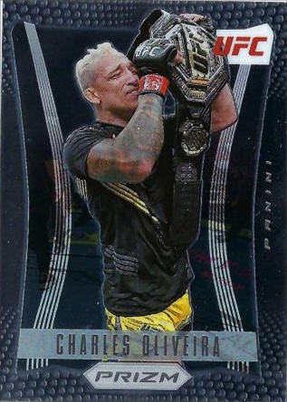 Charles Oliveira 2022 Panini Prizm UFC Prizm Flashback #18 Black
