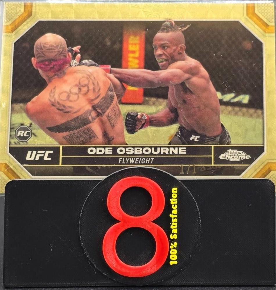 Ode Osbourne 2024 Topps Chrome UFC Base #133 Superfractor