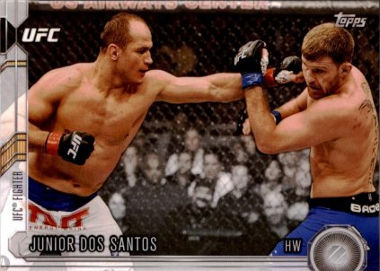 Junior Dos Santos 2015 Topps UFC Chronicles Base #73 Sepia