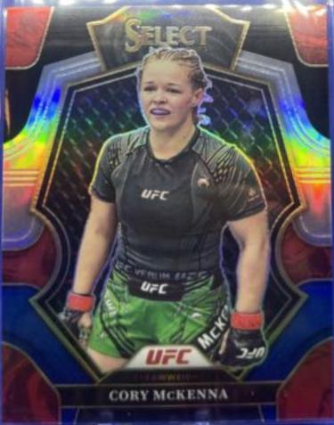 Cory McKenna 2023 Panini Select UFC Premier Level #112 Red Blue Prizm
