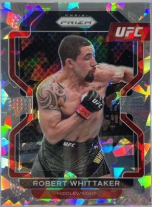 Robert Whittaker 2022 Panini Prizm UFC Base #132 Ice