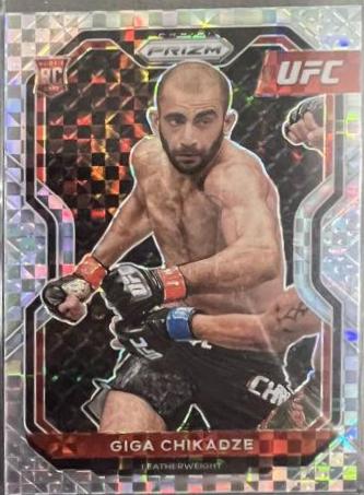 Giga Chikadze 2021 Panini Prizm UFC Base #72 Lucky Envelopes