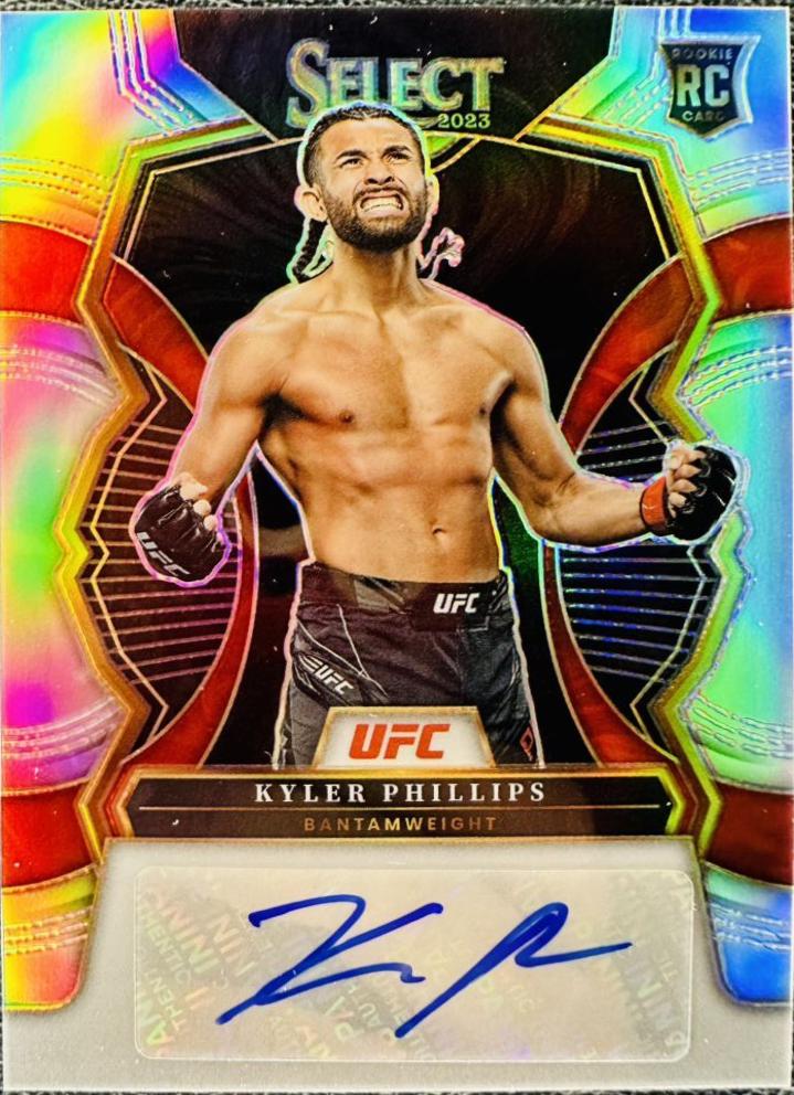 Kyler Phillips 2023 Panini Select UFC Rookie Signatures #14 Disco