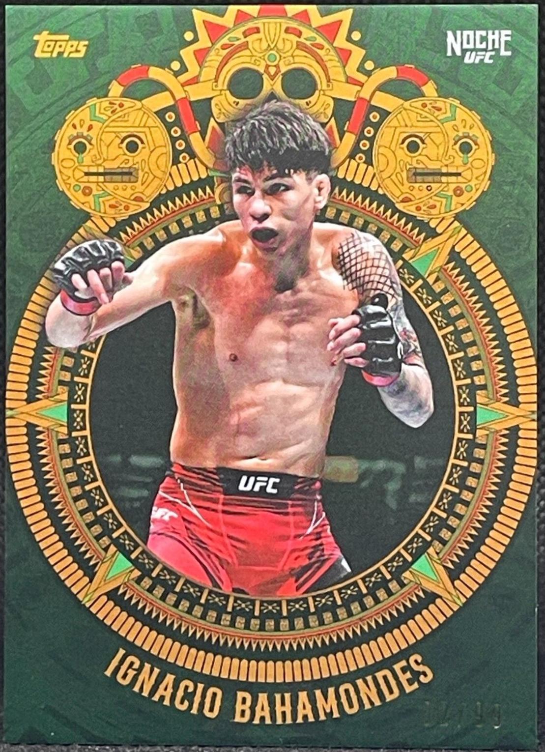 Ignacio Bahamondes 2024 Topps Noche UFC Base #12 Green