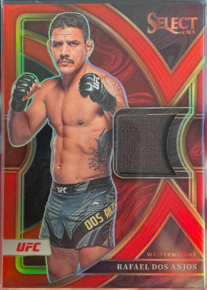 Rafael Dos Anjos 2023 Panini Select UFC Concourse #61 Red Disco