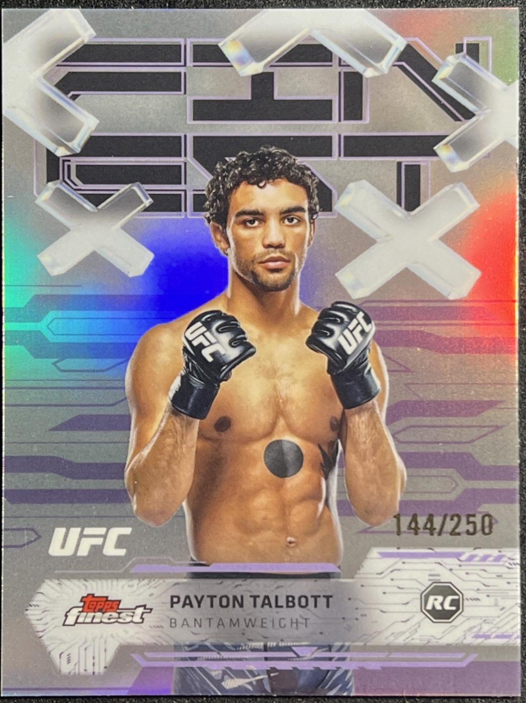 Payton Talbott 2025 Topps Finest UFC Base Common #74 Purple Refractor