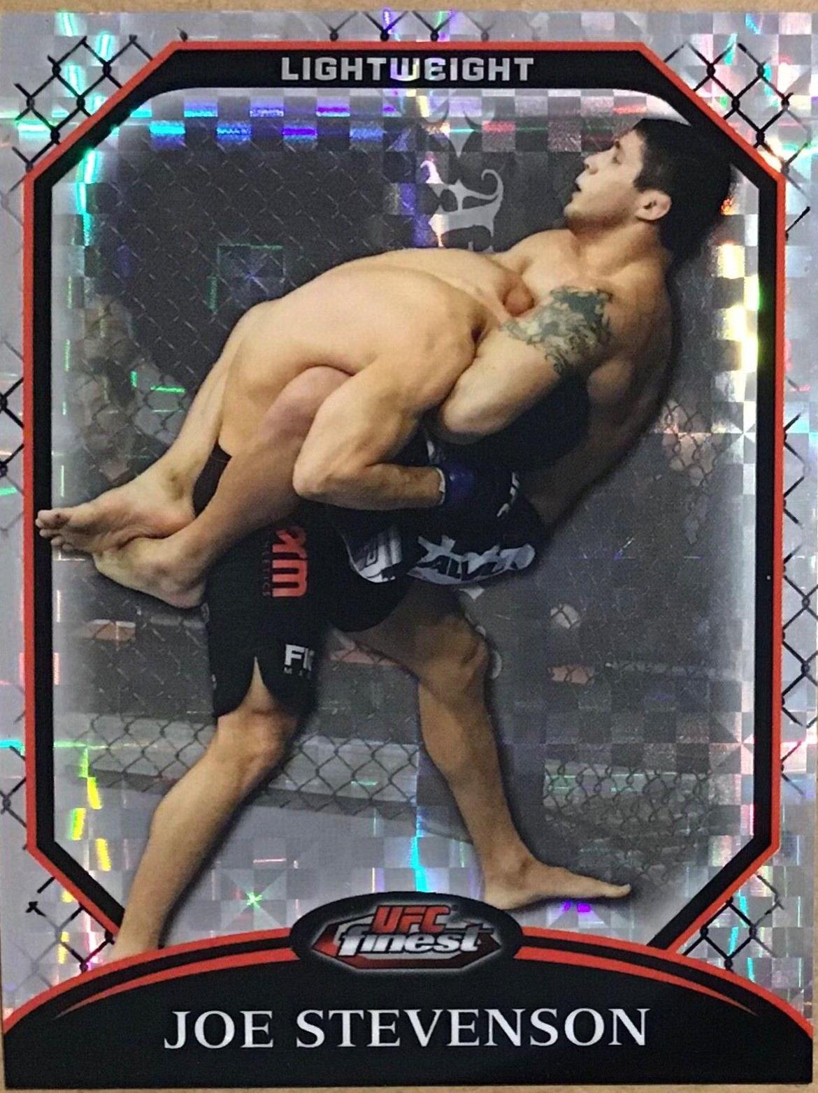 Joe Stevenson 2011 Topps Finest UFC Base #59 Refractor