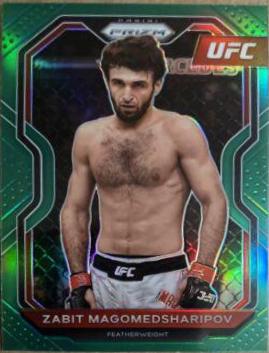 Zabit Magomedsharipov 2021 Panini Prizm UFC Base #93 Green