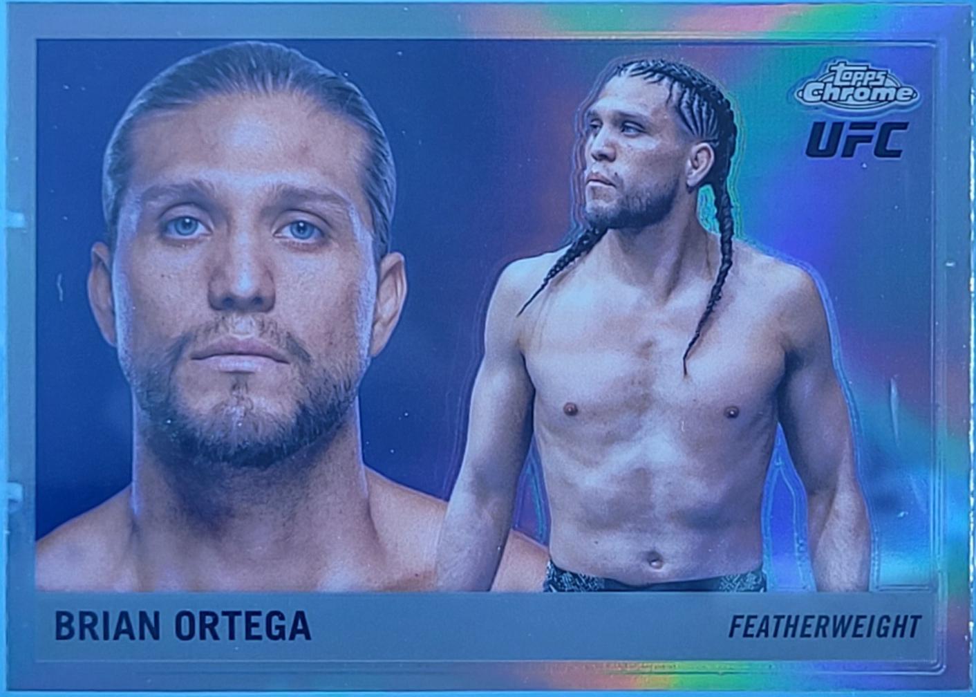 Brian Ortega 2025 Topps Chrome UFC 1955 Topps #55T-15 Refractor