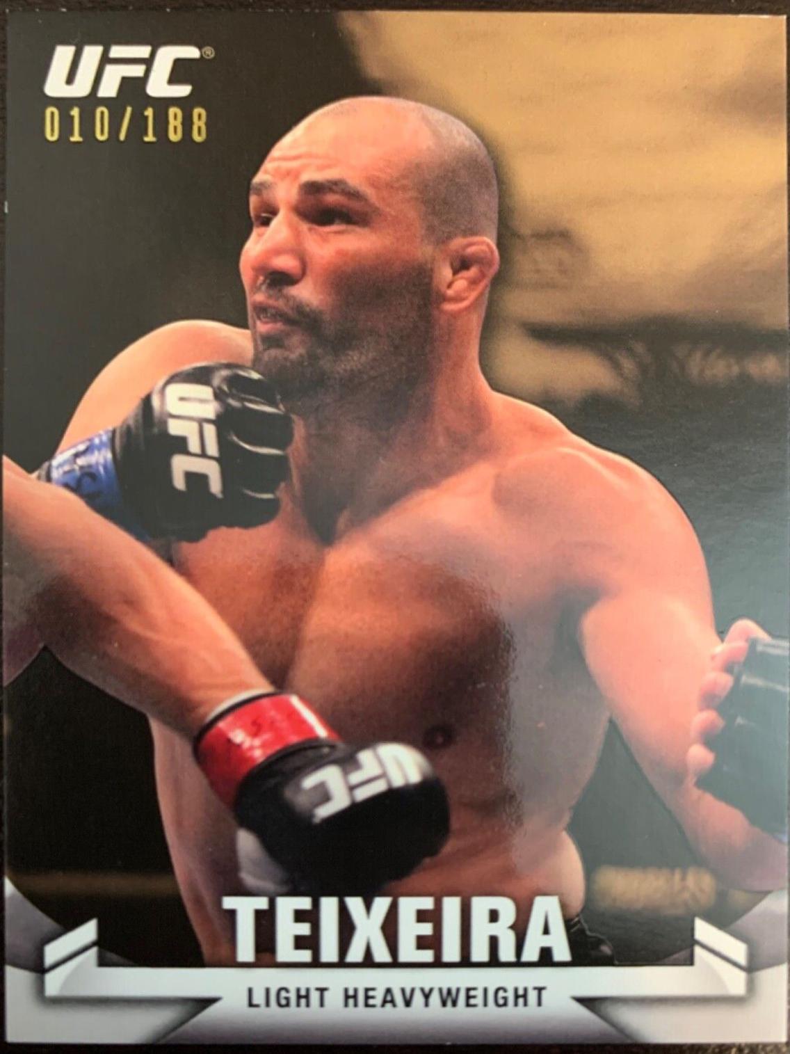 Glover Teixeira 2013 Topps UFC Knockout Base #38 Gold